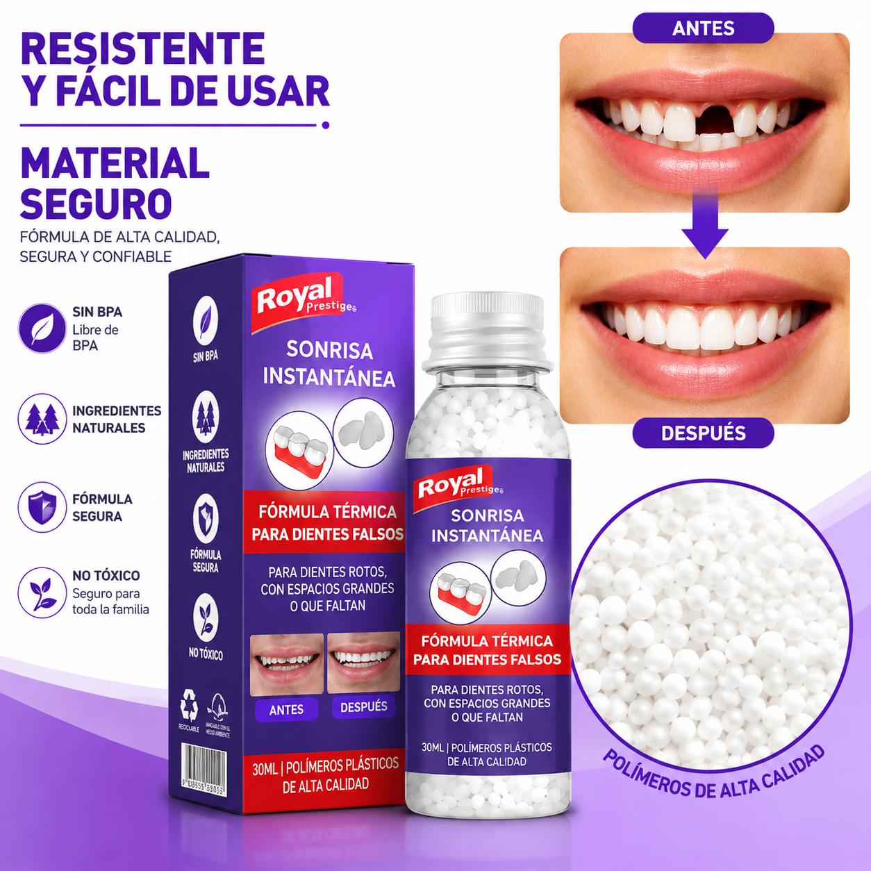 🦷 ¿Te falta un diente y quieres sonreír con confianza?
